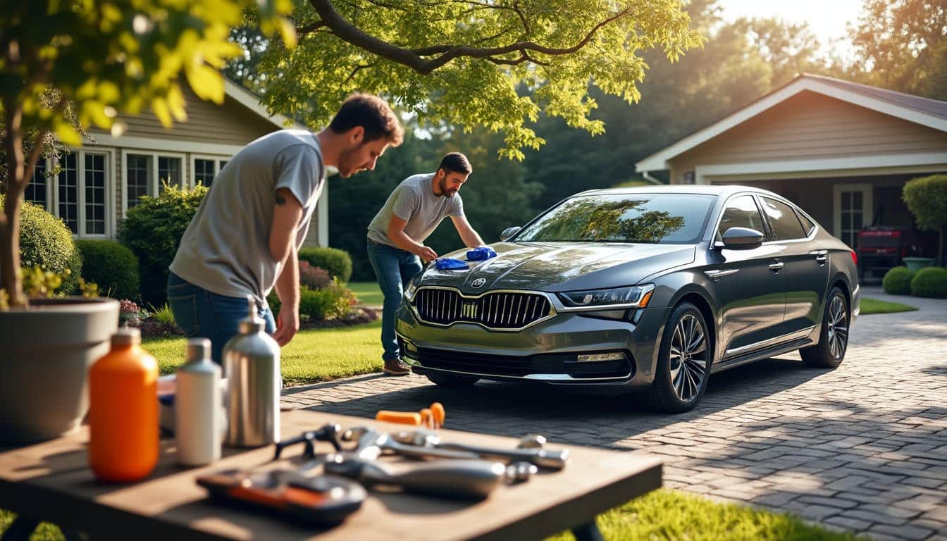 d&eacute;couvrez nos astuces pratiques pour entretenir votre voiture facilement chez vous, sans avoir besoin de vous rendre au garage. apprenez &agrave; r&eacute;aliser des v&eacute;rifications essentielles, &agrave; effectuer des petits r&eacute;parations et &agrave; maintenir votre v&eacute;hicule en parfait &eacute;tat tout en &eacute;conomisant du temps et de l'argent.