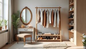 découvrez des astuces pratiques et idées ingénieuses pour organiser un petit dressing sans placard intégré et optimiser l’espace de rangement dans votre chambre.